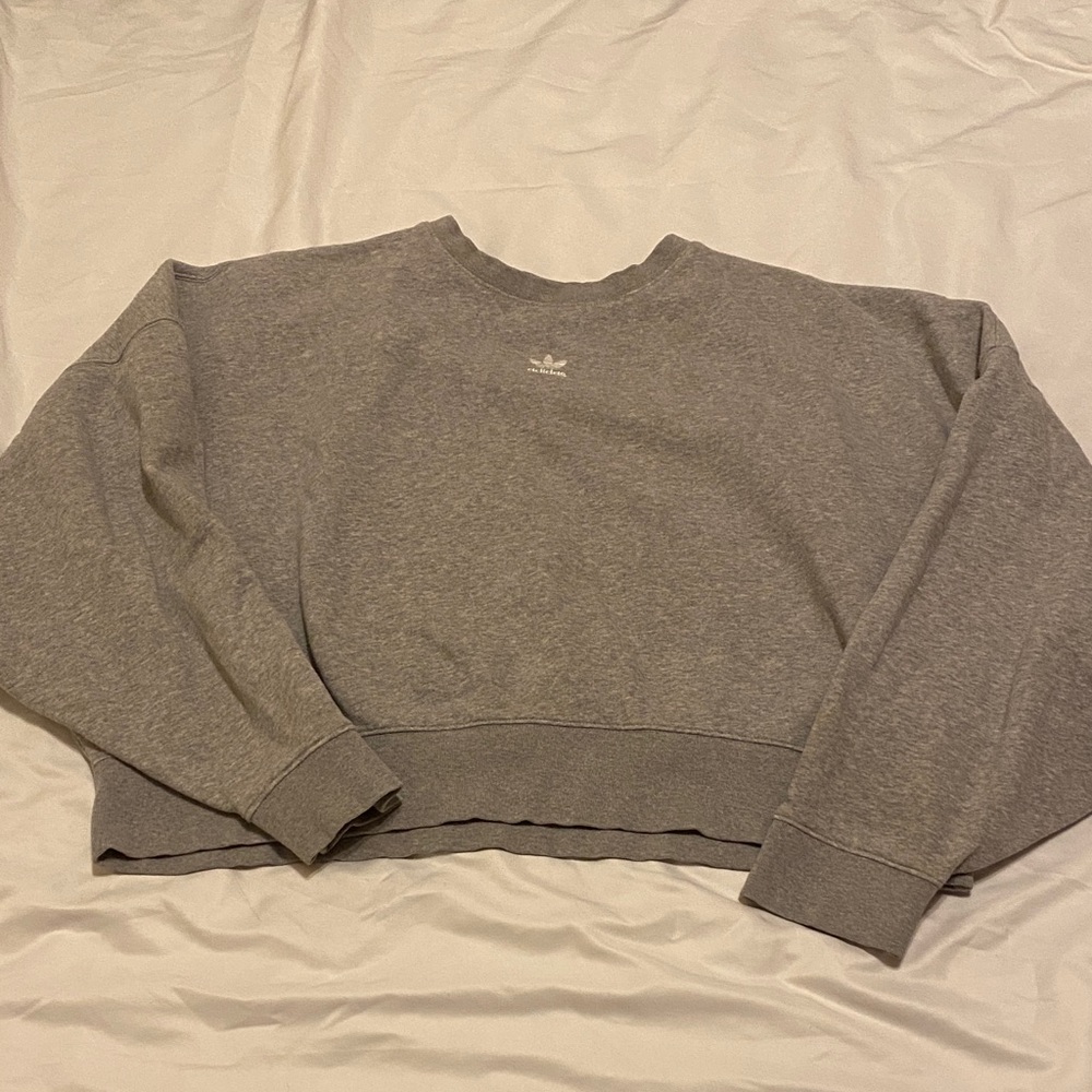 Adidas Light Gray Sweatshirt